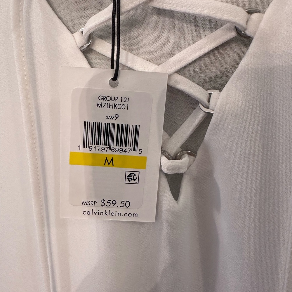 Calvin Klein lace up tank